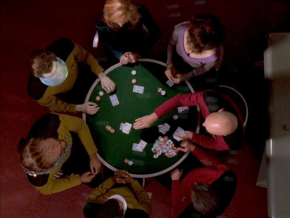 Star Trek: The Next Generation - All Good Things - Poker Game