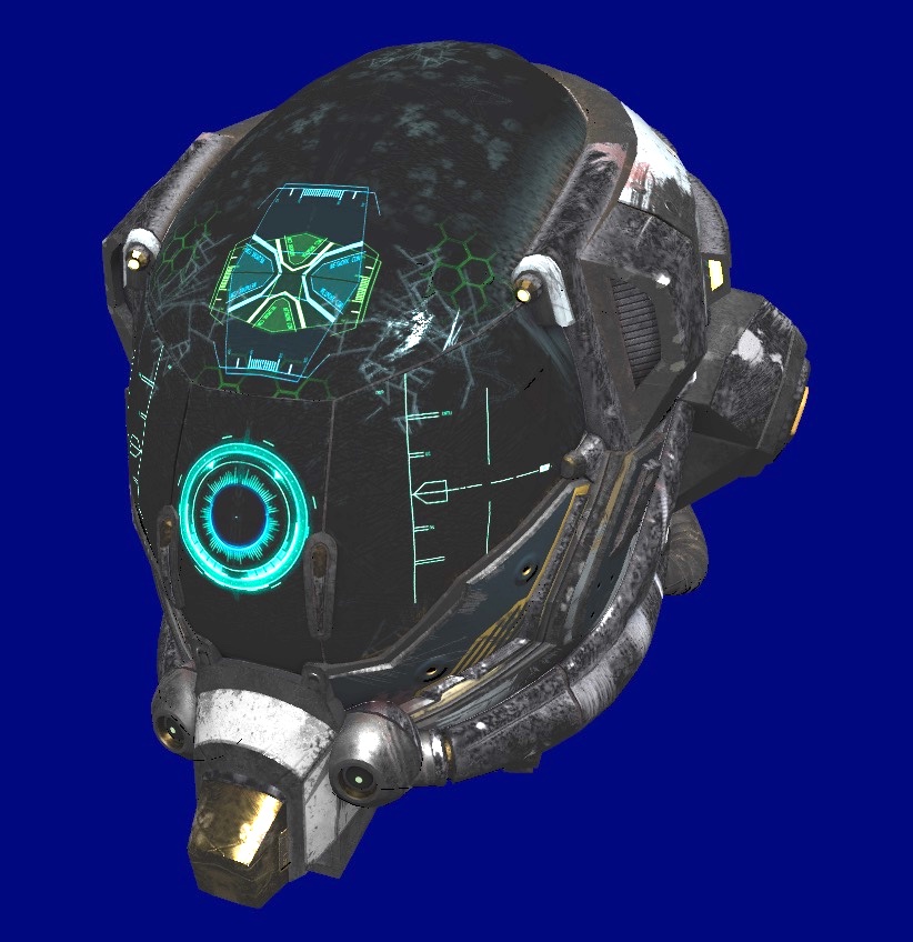 GLTF Damaged Helmet