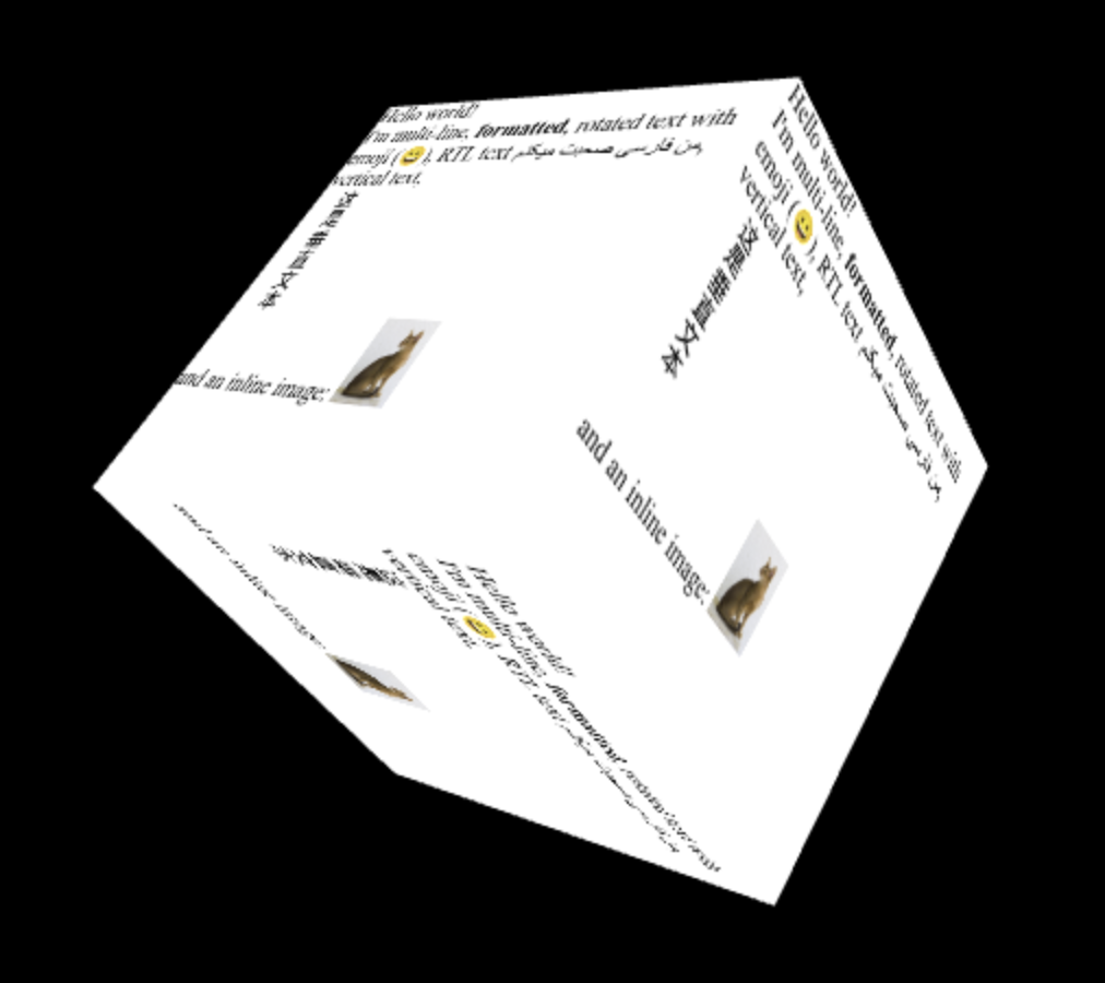 html-in-canvas spinny cube thing