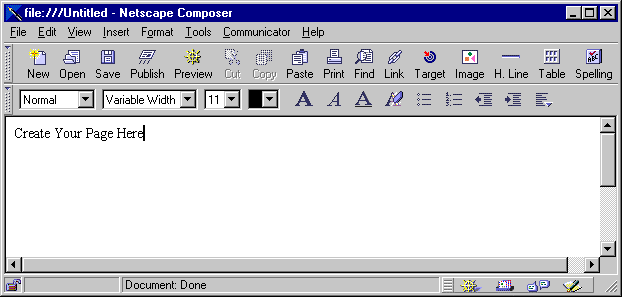 netscape composer