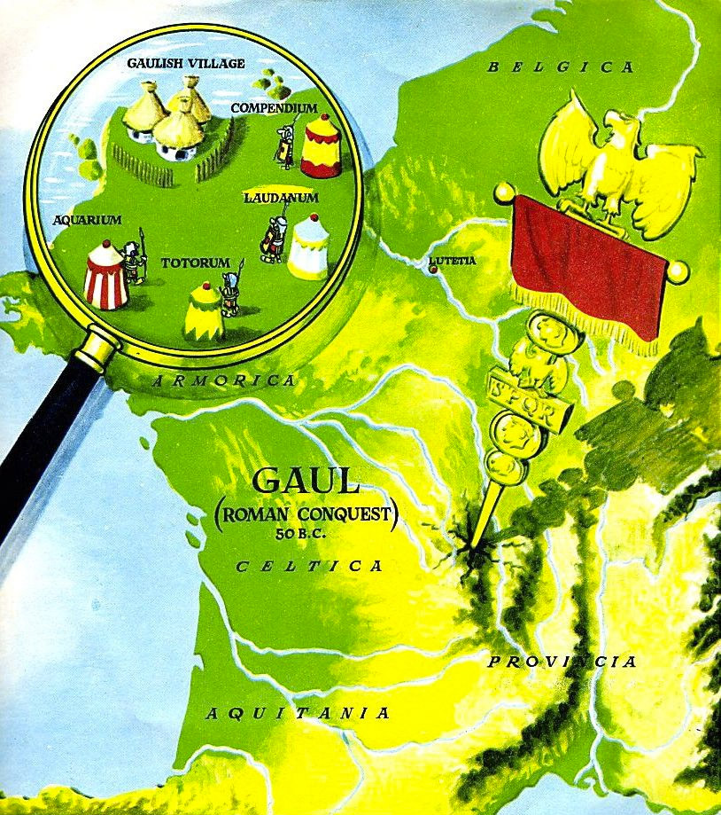 Asterix and Obélix - Map of Gaul