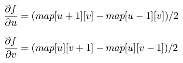 Heightmapping, finite differences