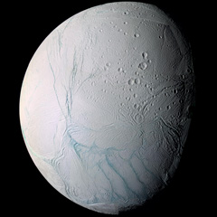 The moon Enceladus