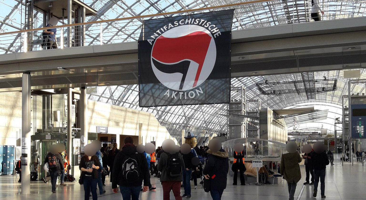 Antifa Vlag op 35C3