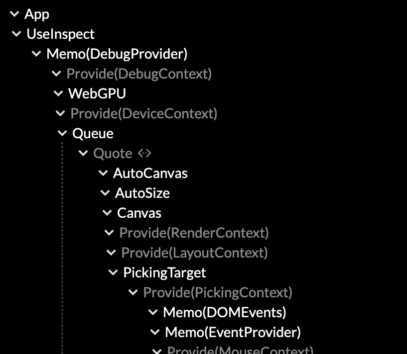 Root of app tree